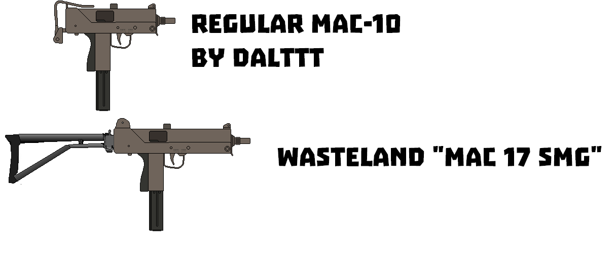 Wasteland MAC 17 SMG