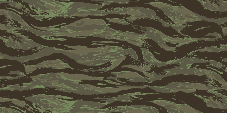 Green - ERDL, Tiger Stripe Camo (V 2.0)