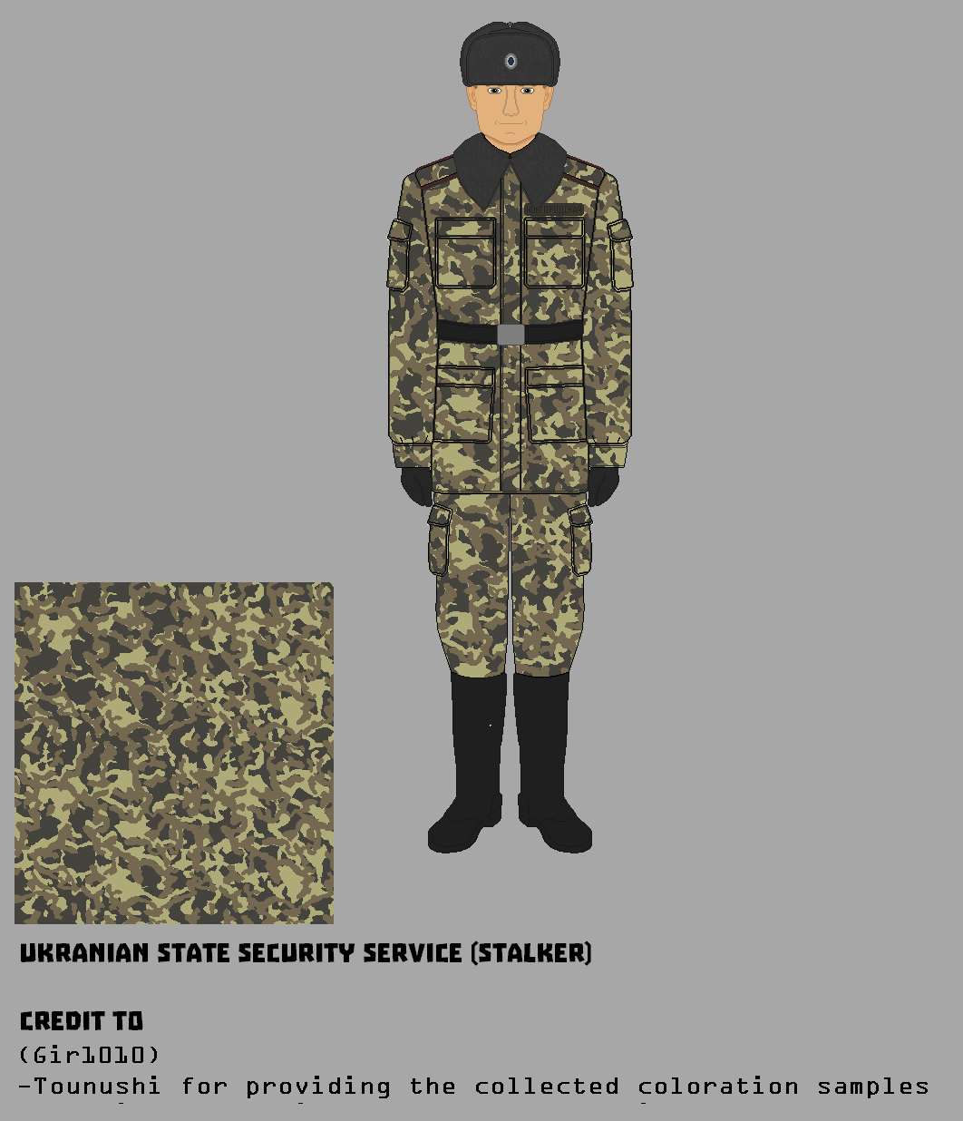 Ukraine State Camo, Soviet 1983 Tri-Color (STALKER