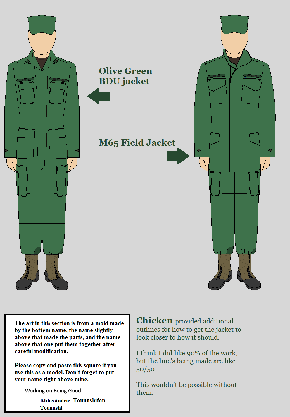 Deviantart Life Jacket M65 Field Jacket by WorkingOnBeingGood on DeviantArt