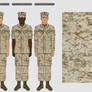 Marine Woodland Combat Uniforms (Desert Attempt)