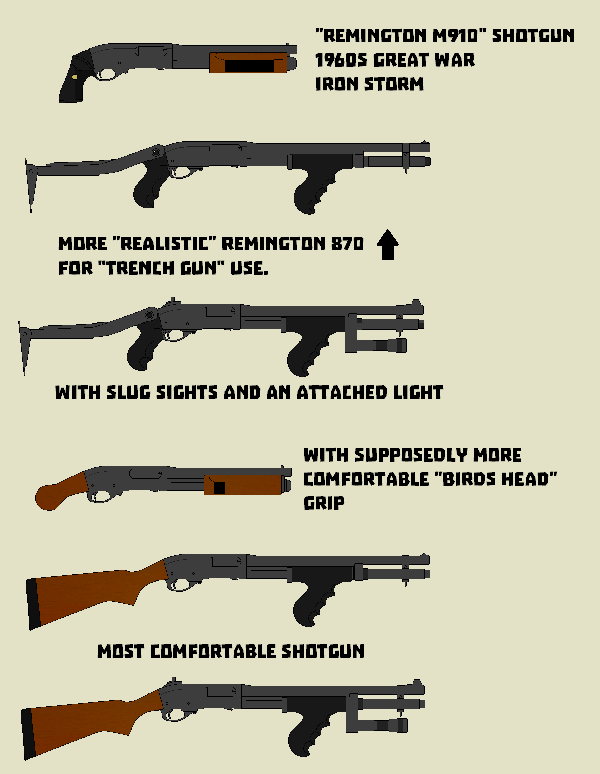 Trench Warfare Remington 870s