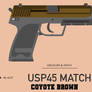HK USP45 Match Minimalist (Coyote Recolor)