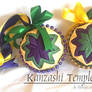 Mardi Gras Hanging Quilted Ornament Balls