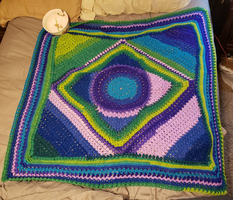 Rio Accent Afghan - Peacock