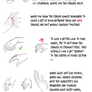 Tips on how to draw hands