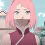 Sakura gagged