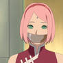 Sakura gagged 2