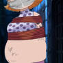 Fake Nami tied up and gagged
