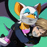 Agent Topaz and Rouge gagged
