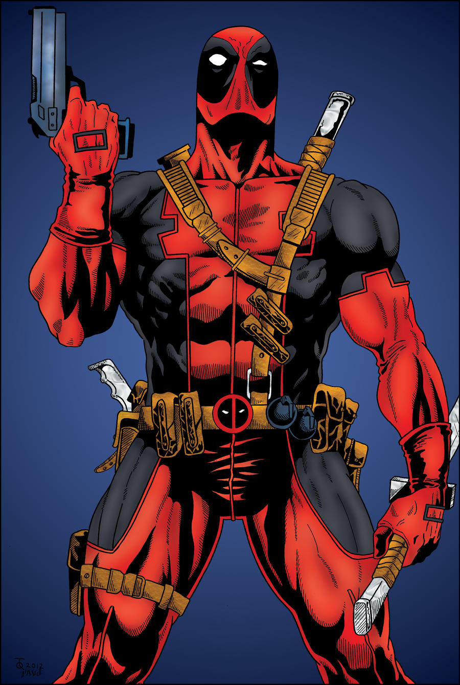 Deadpool Close Up by pascal-verhoef on DeviantArt