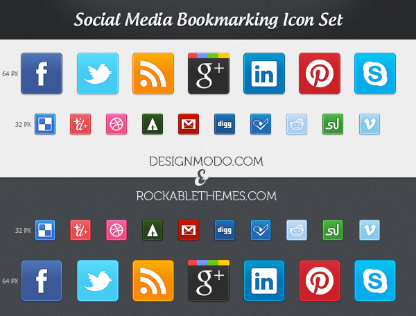 Sociality - Social Media Icon Set