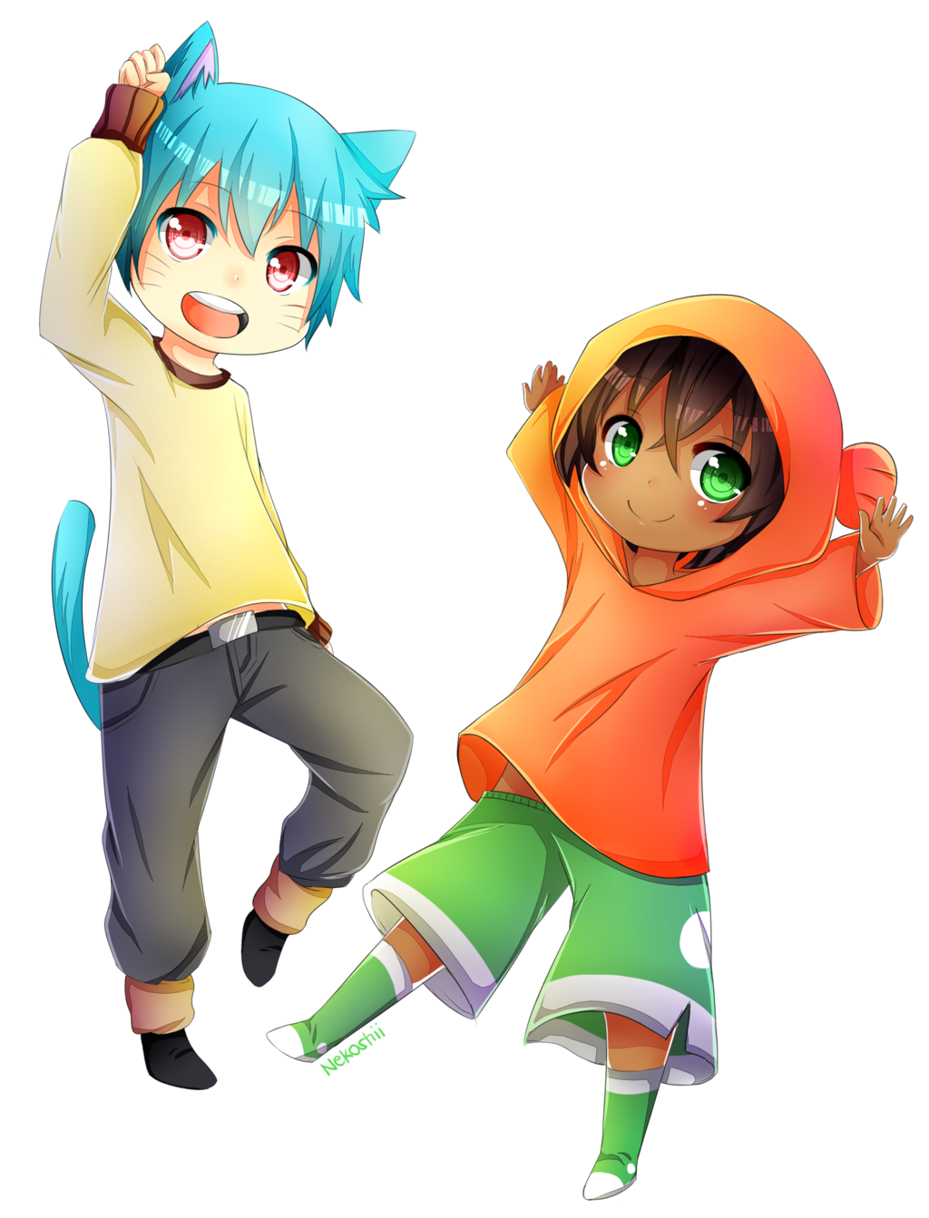Gumball And Darwin Anime Ver By Syoa Kun-d8m1xs8 by UsBean on DeviantArt