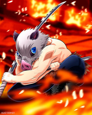 Demon Slayer - Inosuke by rosolinio on DeviantArt