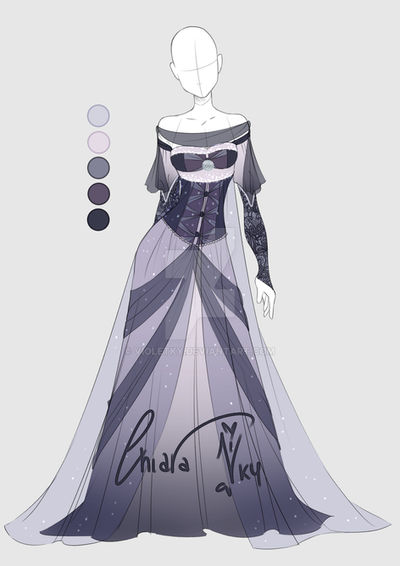 moon dress design SELENE - Greek Goddess of the Moon. Dress Code: K4109 Sizes American: 0 - 24 Sizes European: 32