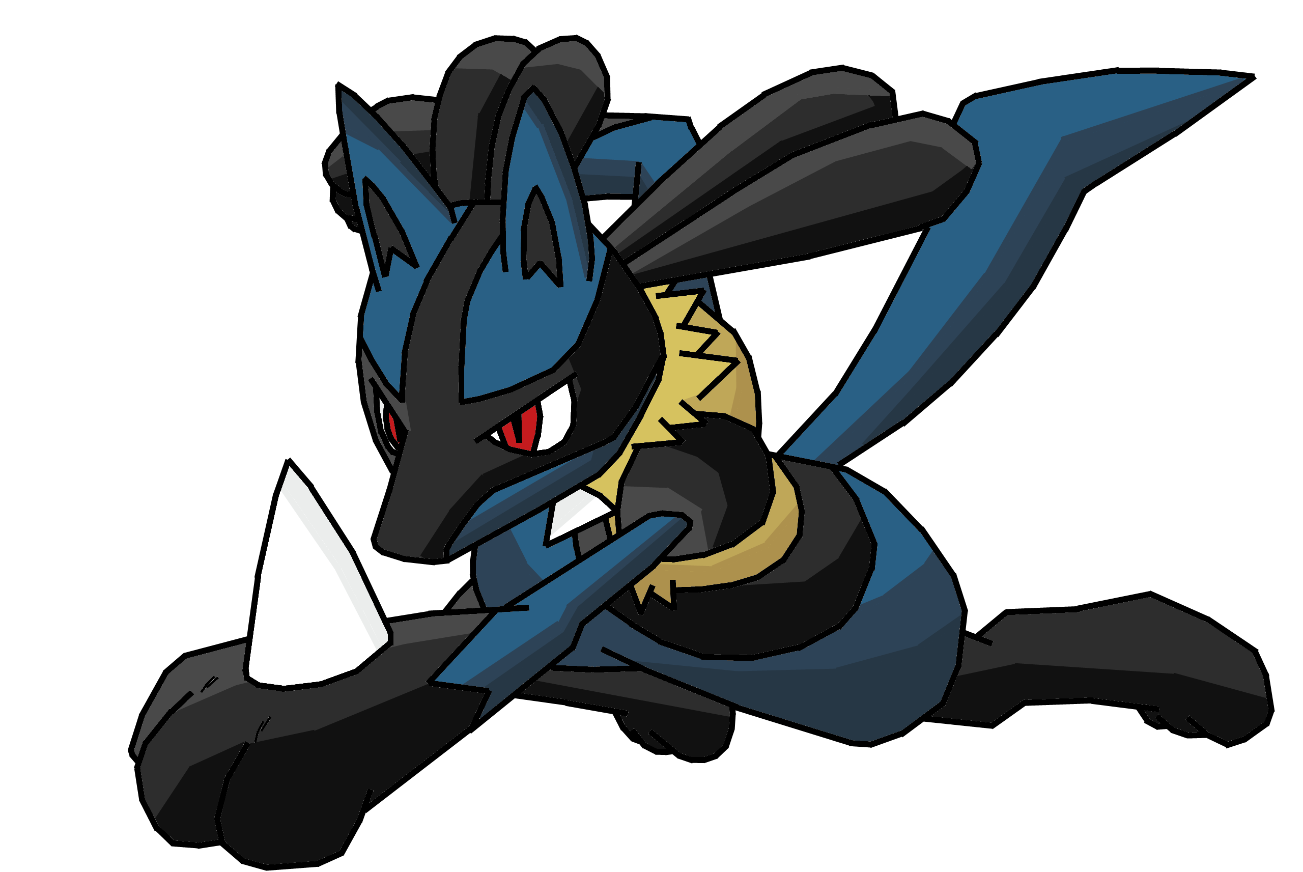 Shiny Lucario by BubbaZ85 on DeviantArt