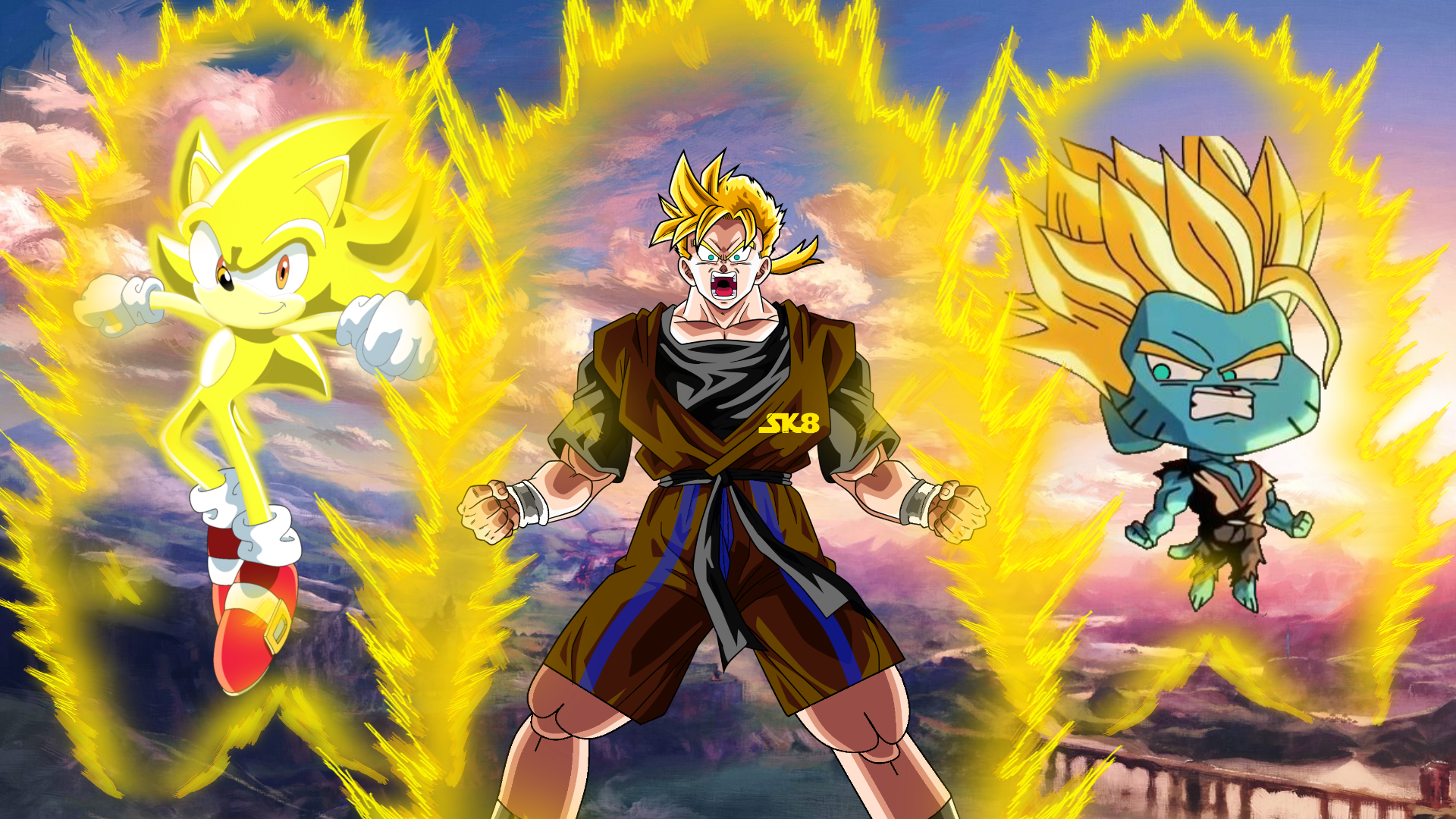 Goku Ssj By Bardocksonic-d5vstf7 2,028×3,000 Pixeles - Goku Super