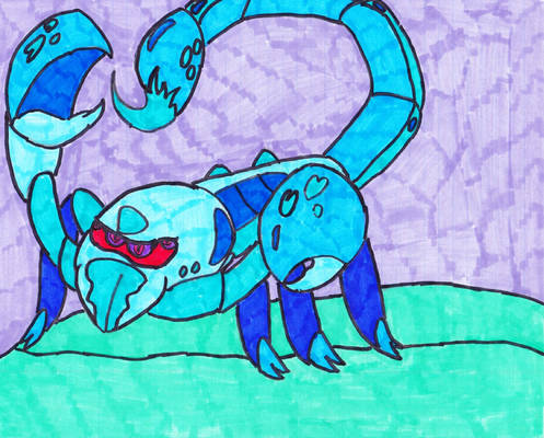 Meet Nili The Blue Scorpion