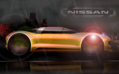 Nissan 390Z Side view