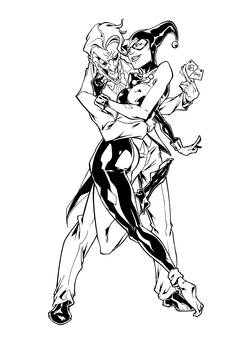 Joker And Harley By Marvelmania Inked Small