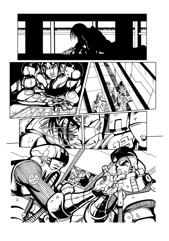 Twilight Run pg 2 inked