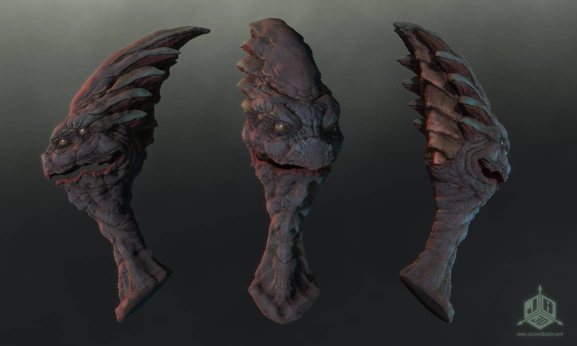 Alien Doodle (Zbrush) by JeroenBackx