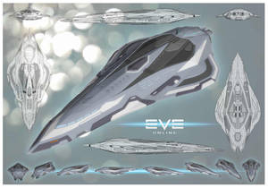 EVE Online Cruiser.