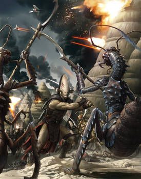 Ancient Battle By Darren Tan