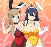 Eden's Collab - Rebecca and Homura (bunny girls)