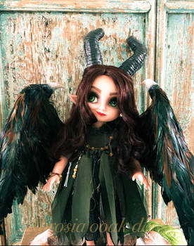 Disney maleficent Ooak doll