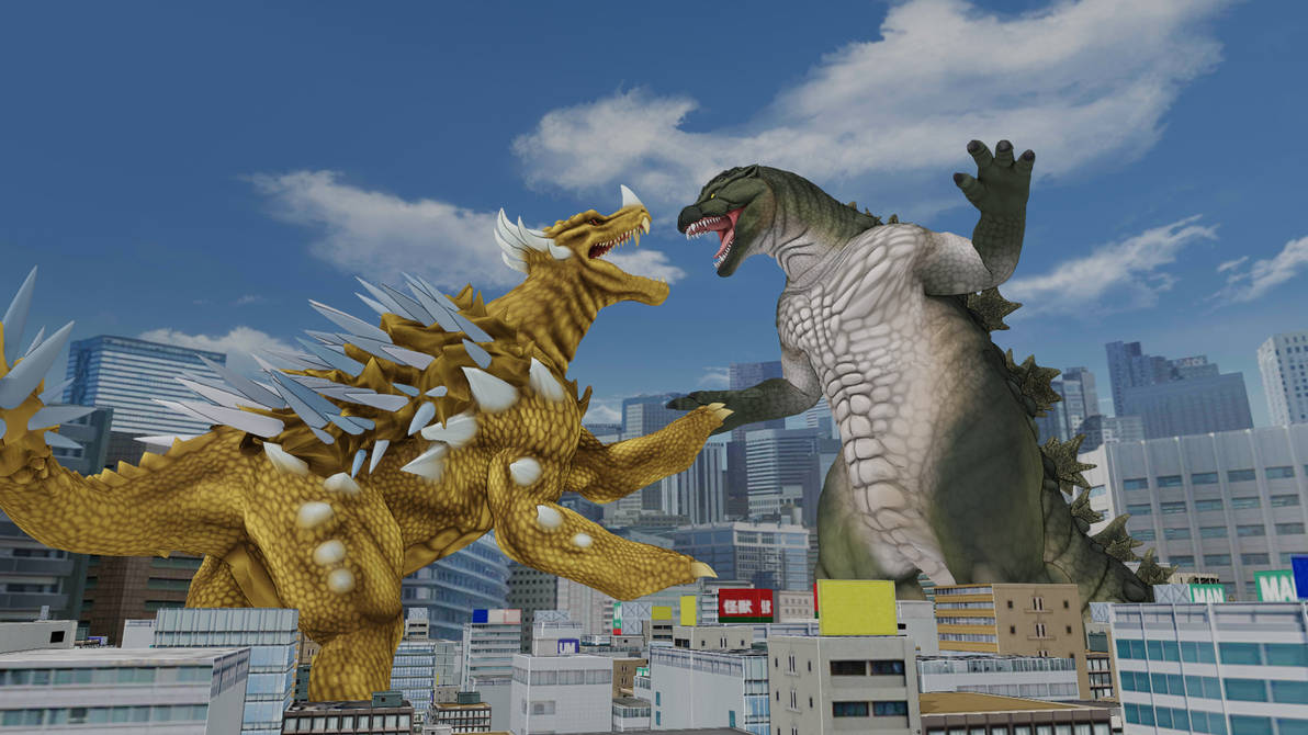 Godzilla Rivals Anguirus Anguirus Vs Godzilla by zalgo529 on DeviantArt