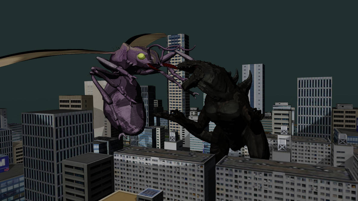 Godzilla Vs The Queen Bitch by zalgo529 on DeviantArt