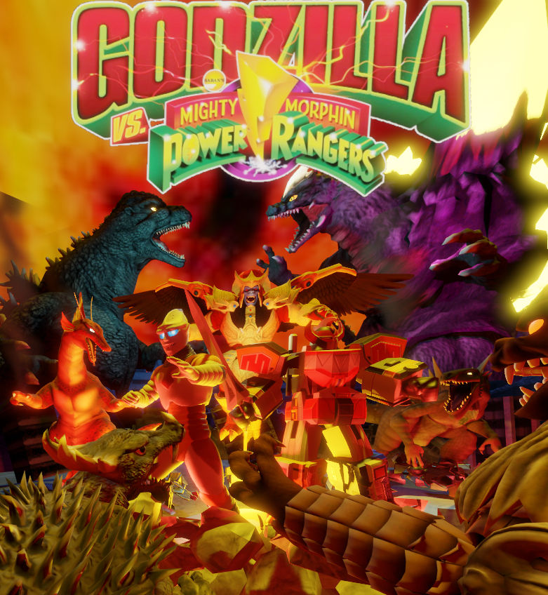 Godzilla Vs Ranger Power Rangers vs Godzilla by zalgo529 on DeviantArt