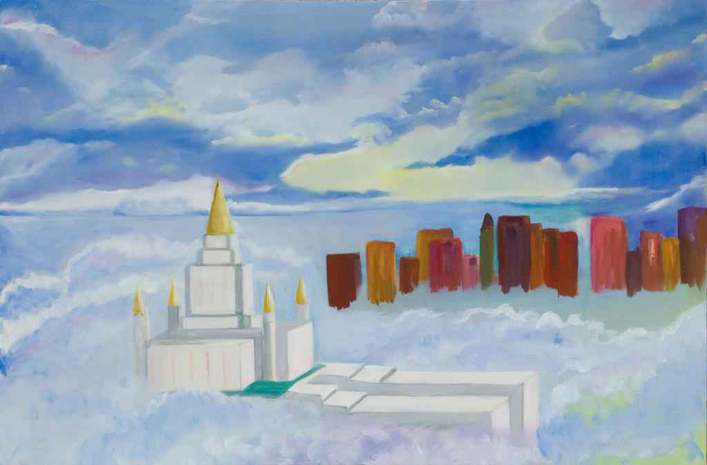 Oakland Temple Abstract