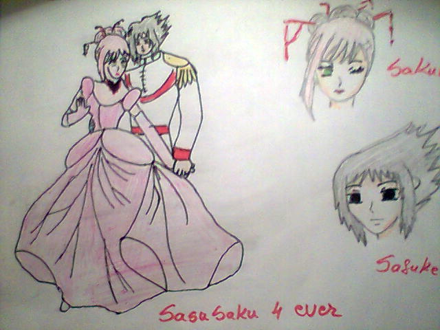 sakura and sasuke at the ball