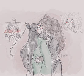 Bingqiu kiss sketch