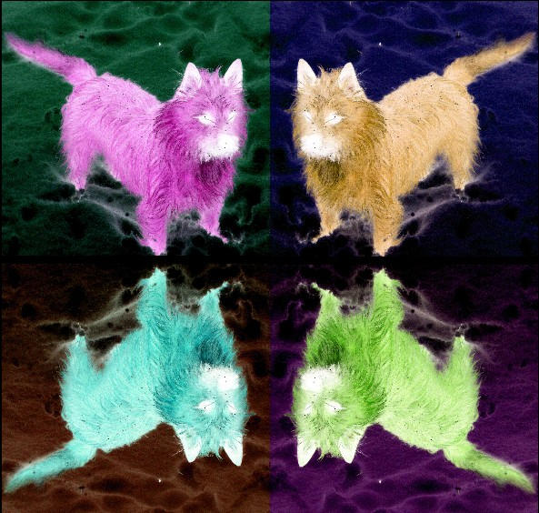 Inverted Rainbow Dog by Strawberries-Cream on DeviantArt