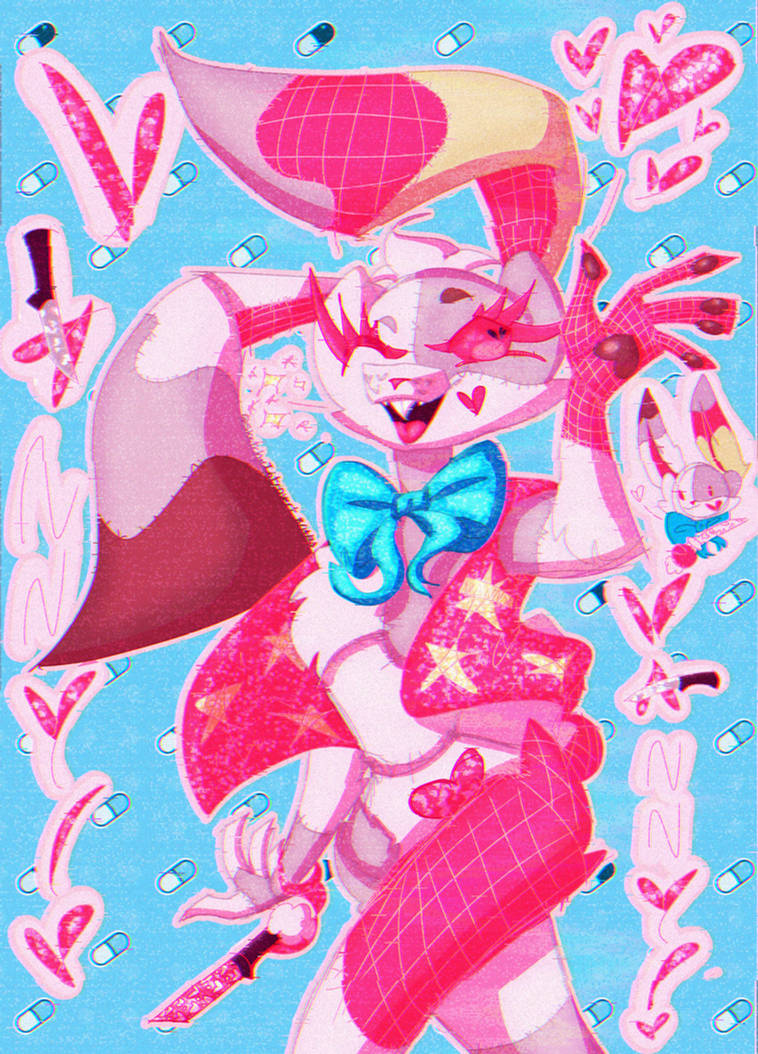 Fnaf Female Rabbit The Dancing Rabbit Lady! (FNaF AU: WtSV) by SketchyIntrovert on DeviantArt