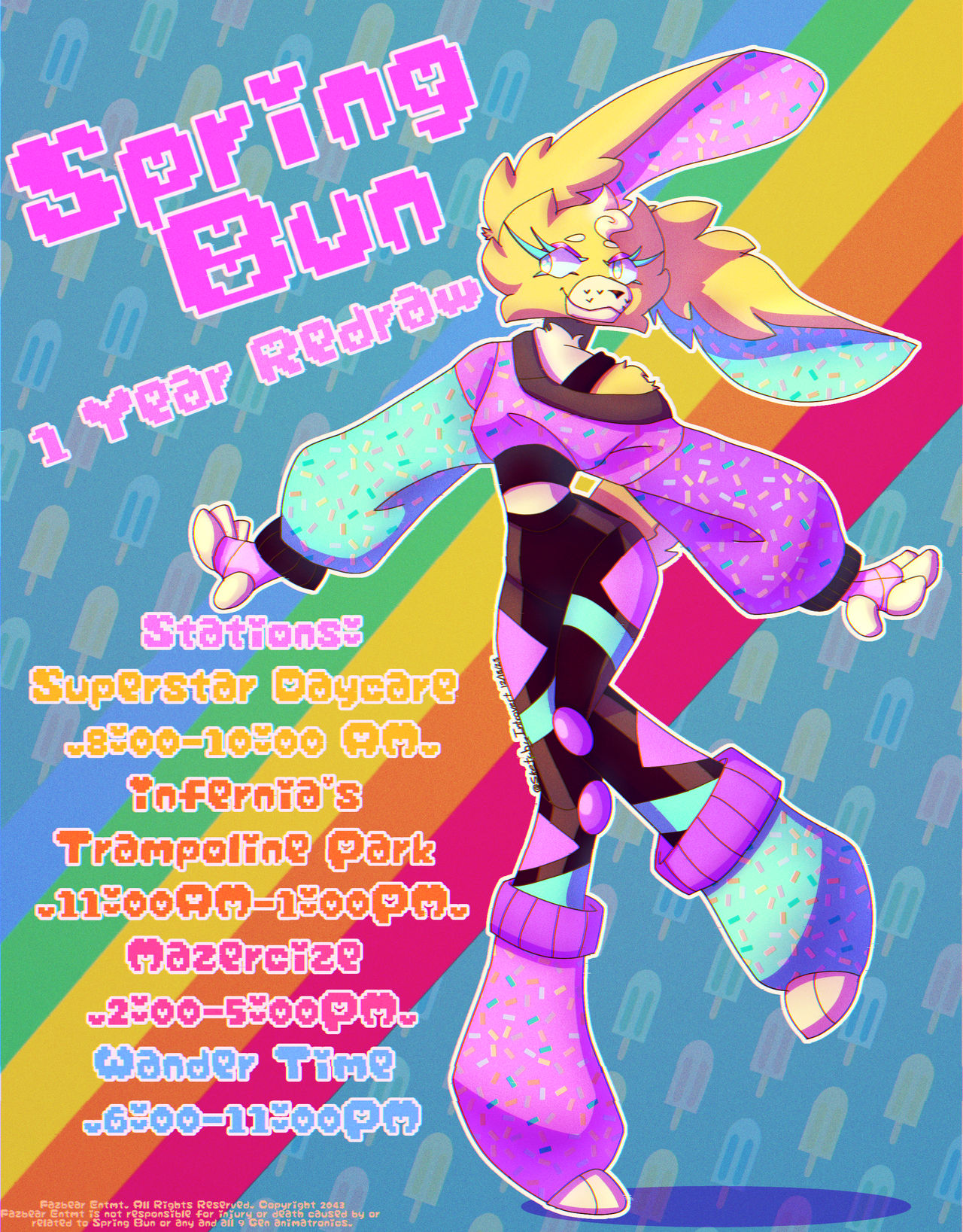 Spring Bun! (FNaF OC) by SketchyIntrovert on DeviantArt