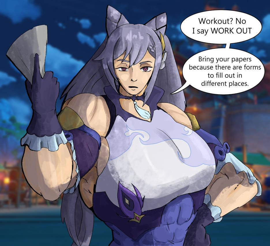 Buff Bo Buff Keqing by MrGaboShiny on DeviantArt