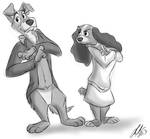 Disney School: Lady and the Tramp by itsbetsy