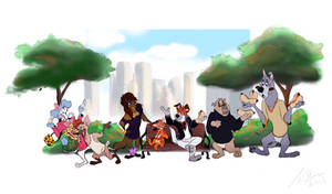 Disney Anthros: Oliver and Company by itsbetsy