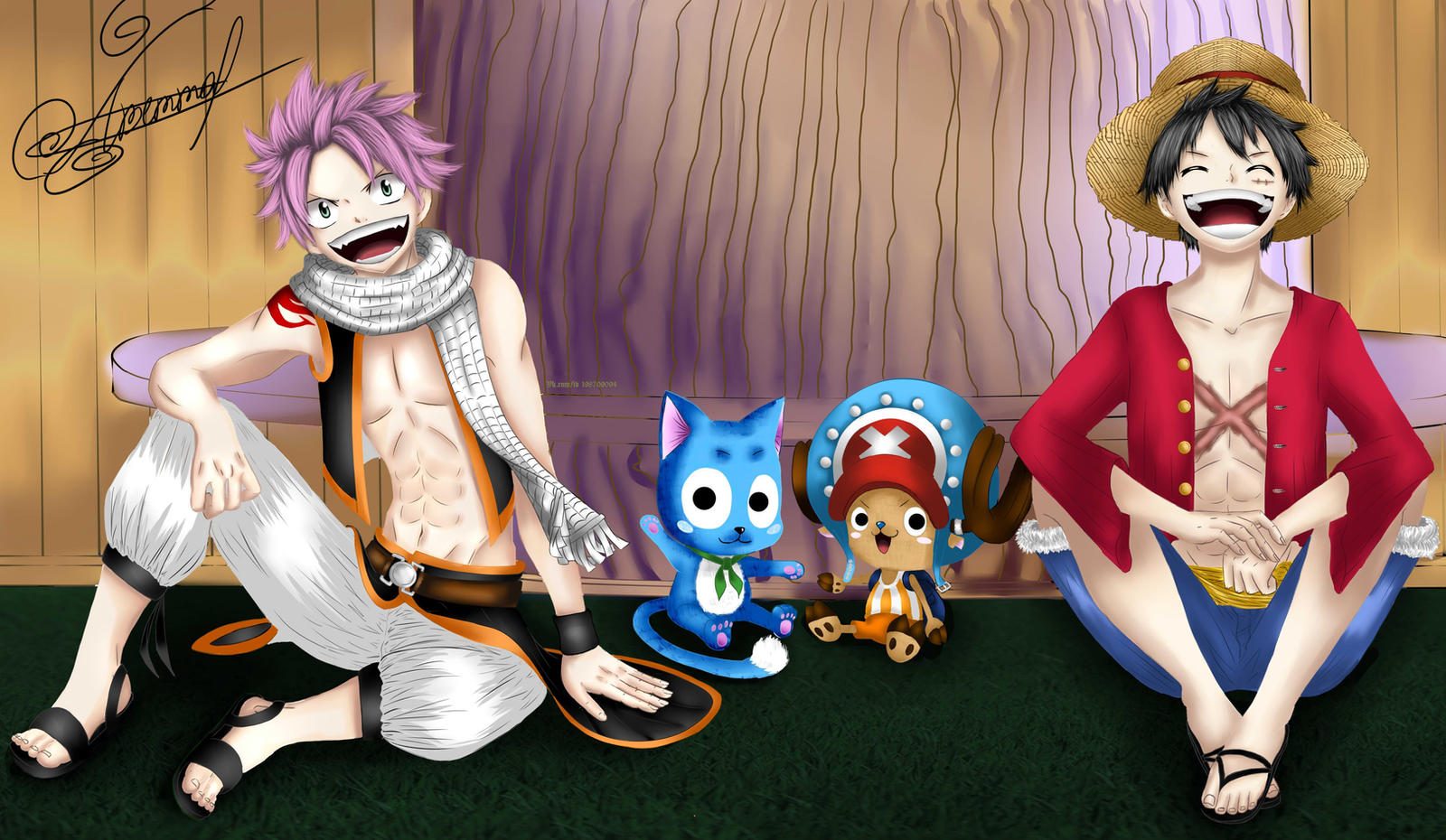 Crossover Fairy Tail And One Piece By AlexandraAvetta On DeviantArt.