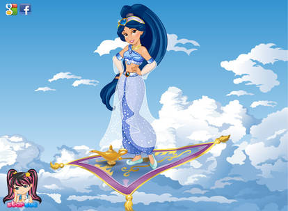 Disney Princesses - Jasmine Magic Hair by SilentMermaid21 on DeviantArt