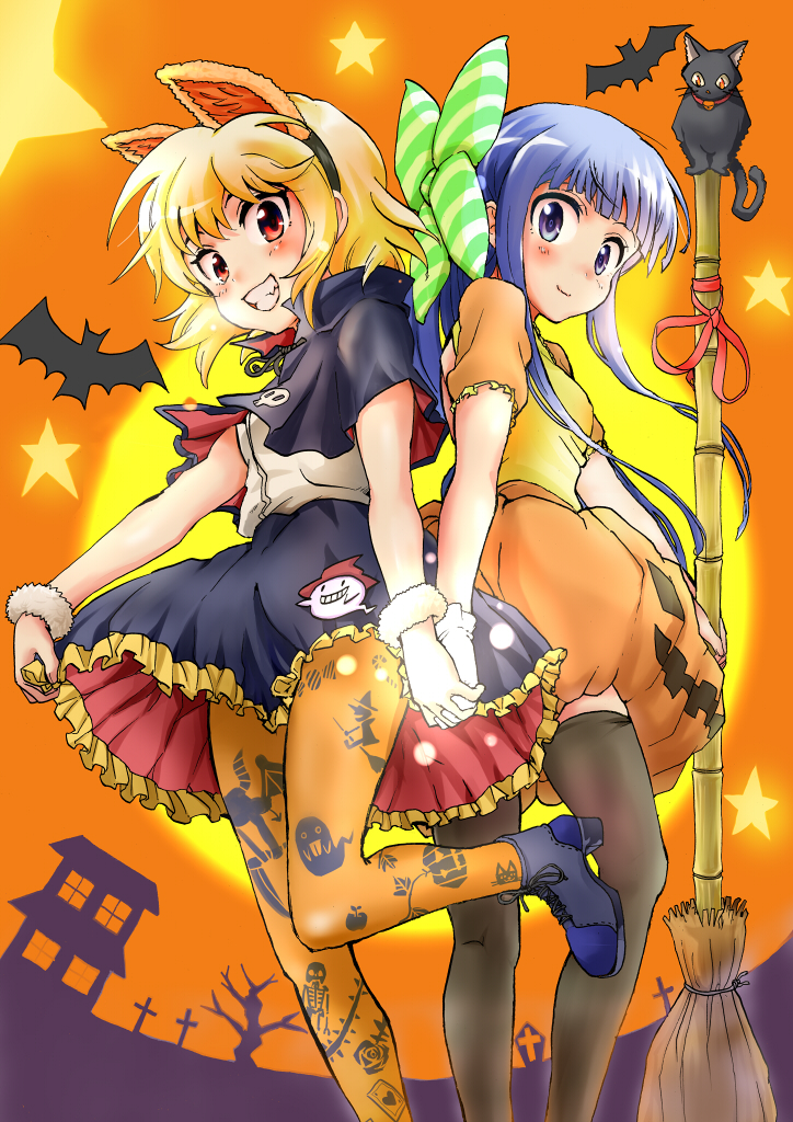 Satoko and Rika of Halloween