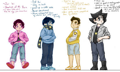 Steven Universe au: The Diamond Boys