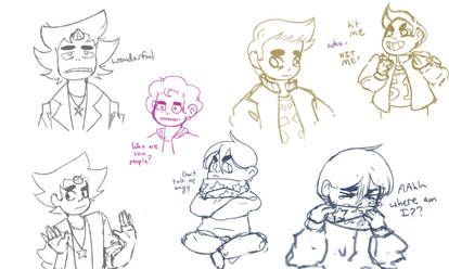 Steven Universe au: The Diamond Doodles