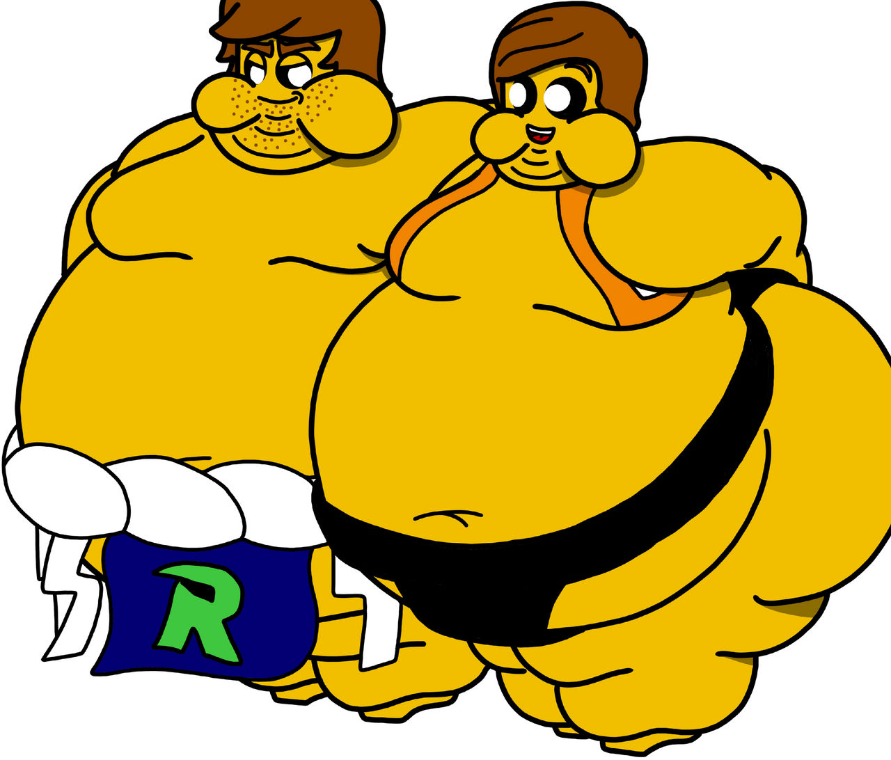 Master Sumos: Emmet and Rex by Ringo-Starrmadon on DeviantArt