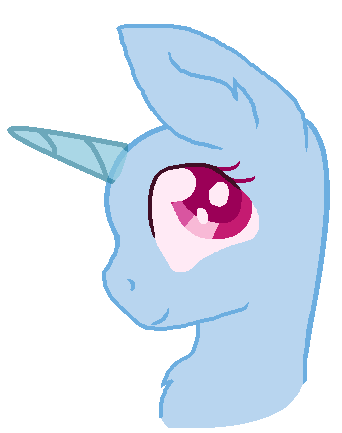 MLP Base - Pretty Pony Headshot