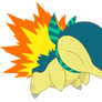 Pokemon Base - Cyndaquil steals Treeko's style